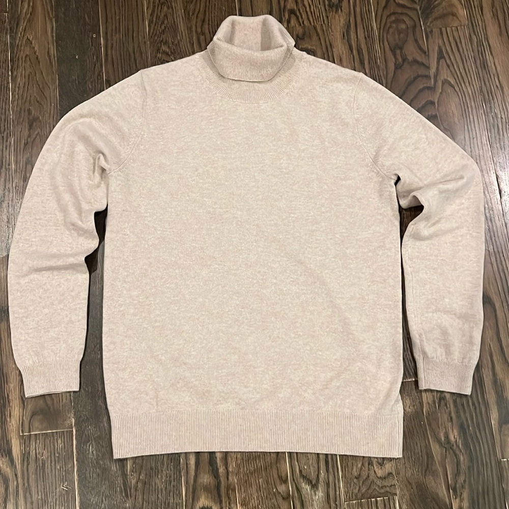 NWT! JENNIE LIU 100% Cashmere Turtleneck Sweater!!! Size XL.